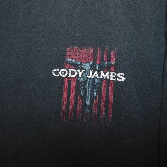Cody James Tee Shirt Adult XL Faded Black Graphic Logo Casual Short Sleeve - Picture 5 of 7